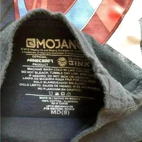 Lot of 2 boy t-shirts: minecraft and captain america - Picture 5 of 5